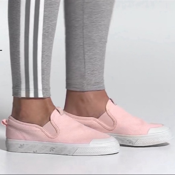 adidas Shoes - Adidas Nizza Slip-On Sneakers | Icey Pink